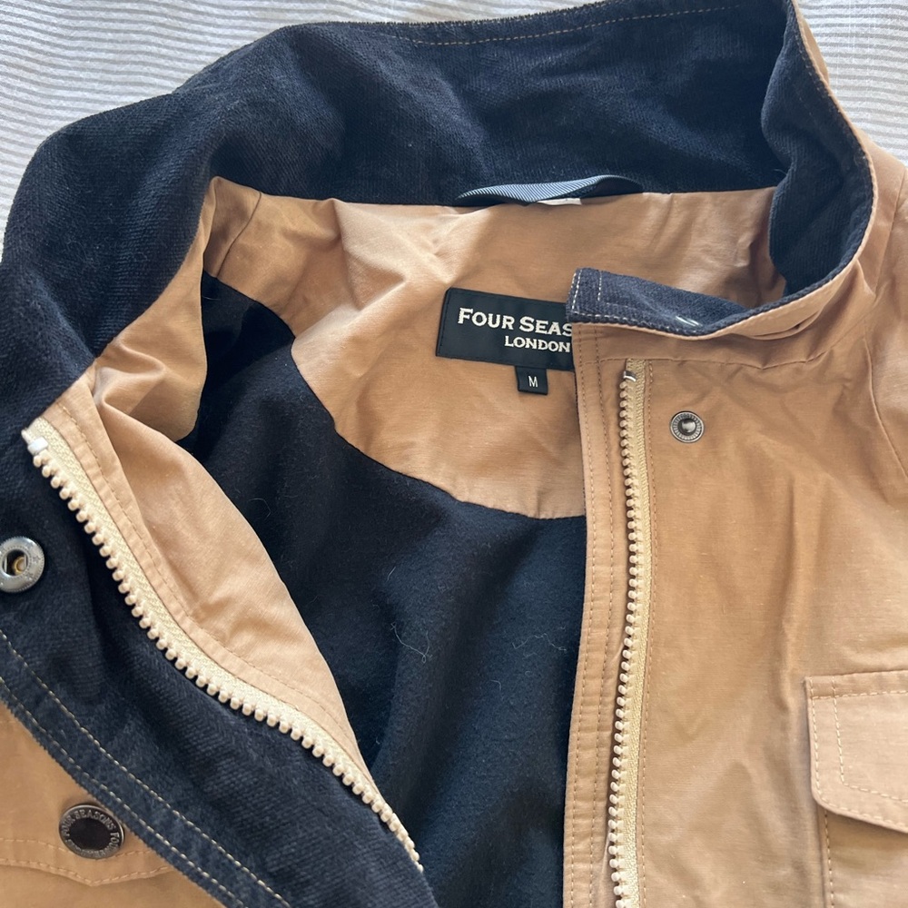Four Seasons London Tan Utility Jacket for Women